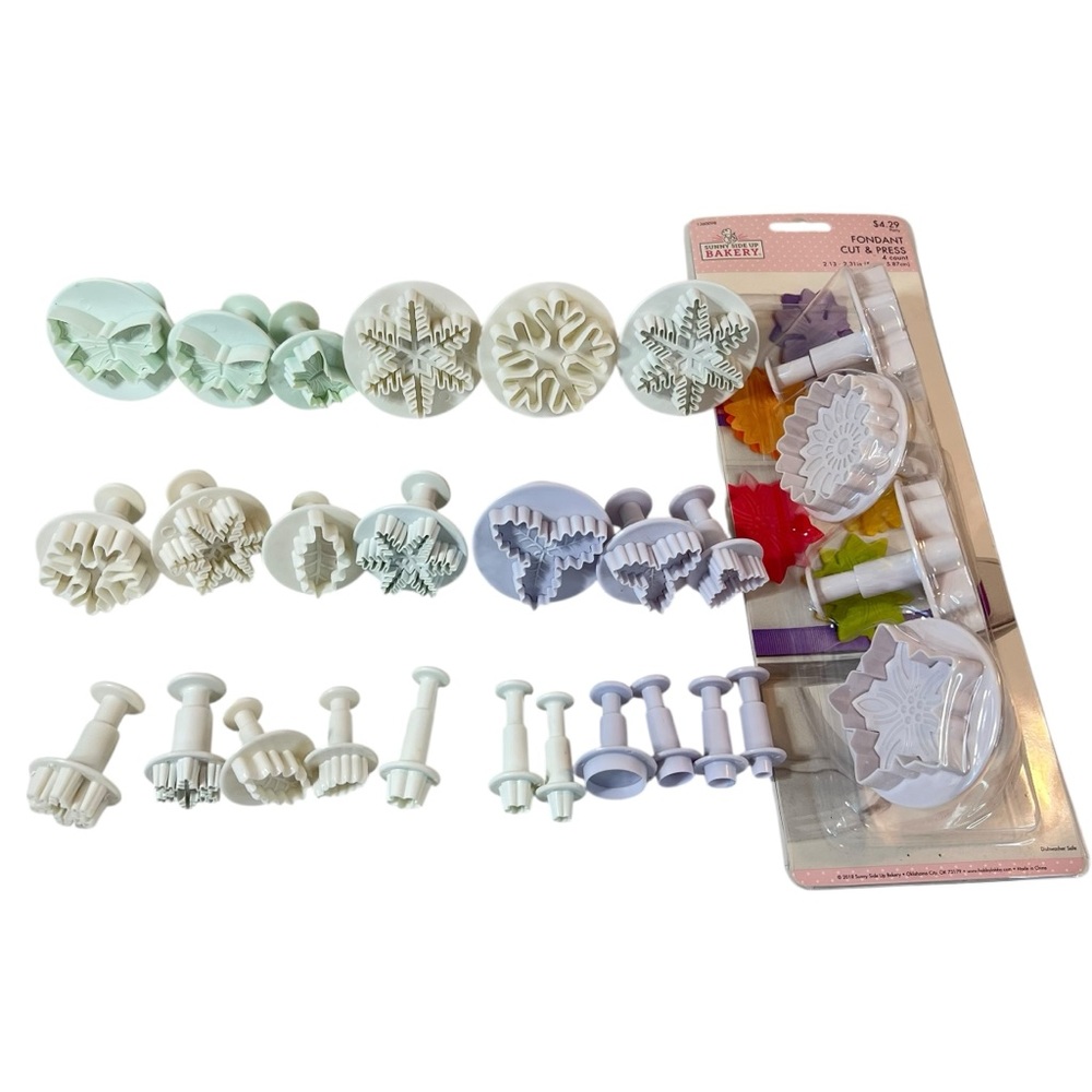 Sunny Side Up Bakery Fondant Cut & Press Lot of 28